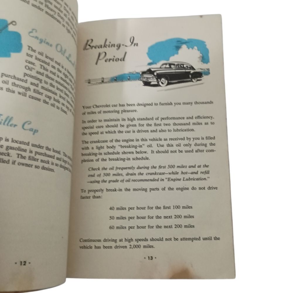 Your 1949 Chevrolet Original Owners Manual Booklet Paper Vintage Mid Century. C - Picture 5 of 14